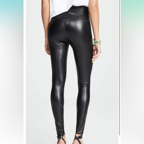 commando Women's Perfect Control Faux Leather Leggings NEVER WORN - Picture 3 of 5